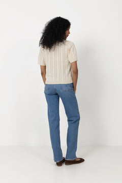N-Mecca Knit Polo - Ivory