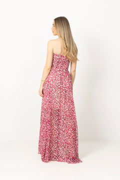 Bree Dress - Berry Viola Print