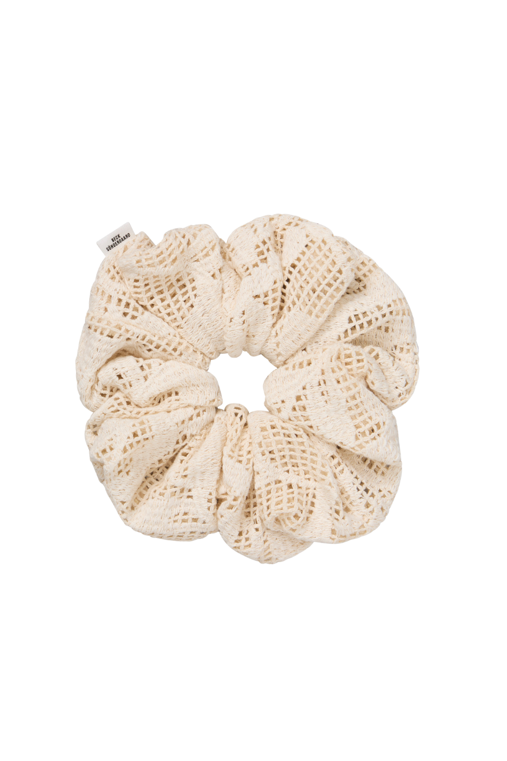 Croflora Scrunchie - Buttercream White