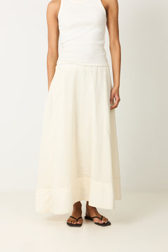 Vivienne Organza Skirt - Cream