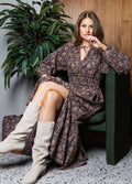 Vanessa Dress - Block Print