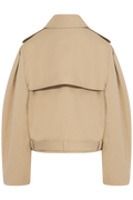 Double Cotton Belted Jacket - Warm Sand