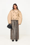 Double Cotton Belted Jacket - Warm Sand