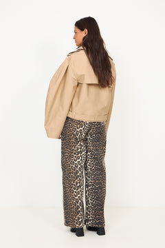 Double Cotton Belted Jacket - Warm Sand