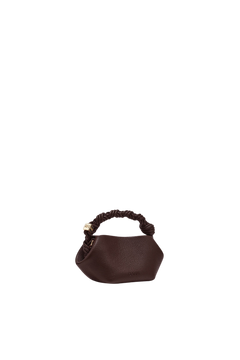 Ganni Bou Bag Mini Grained - Chicory Coffee