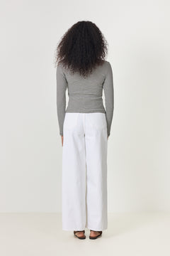 White Denim Lari Jeans - Bright White