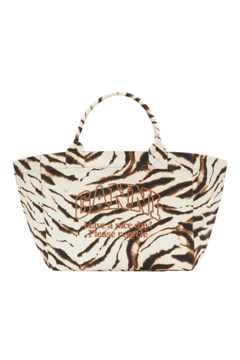 XXL Shopper Zebra - Egret