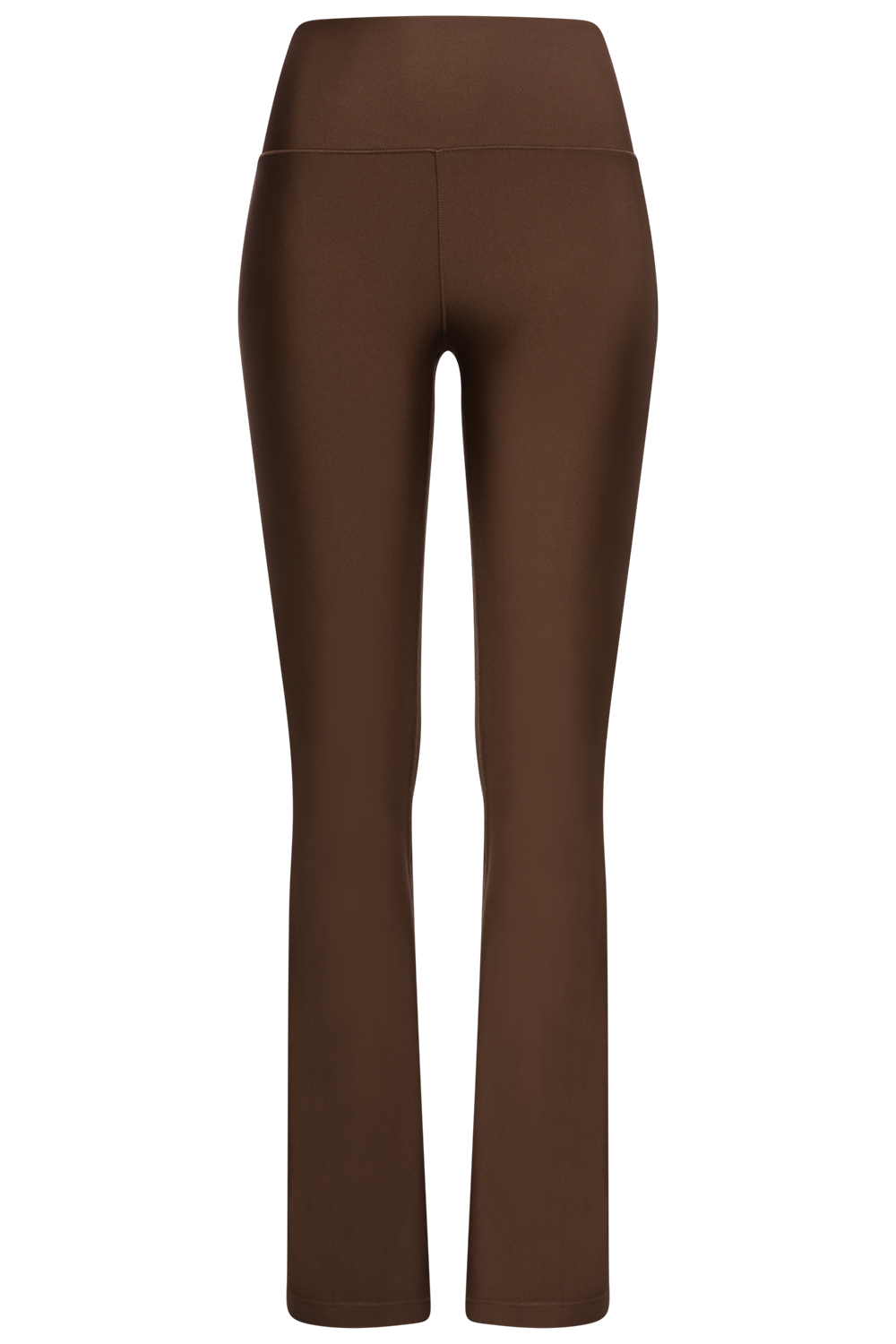 Flare High Waist Pant - Dark Brown