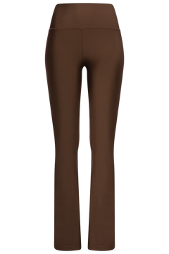 Flare High Waist Pant - Dark Brown