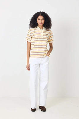 Evelyn Polo Tee - Sunny Stripe