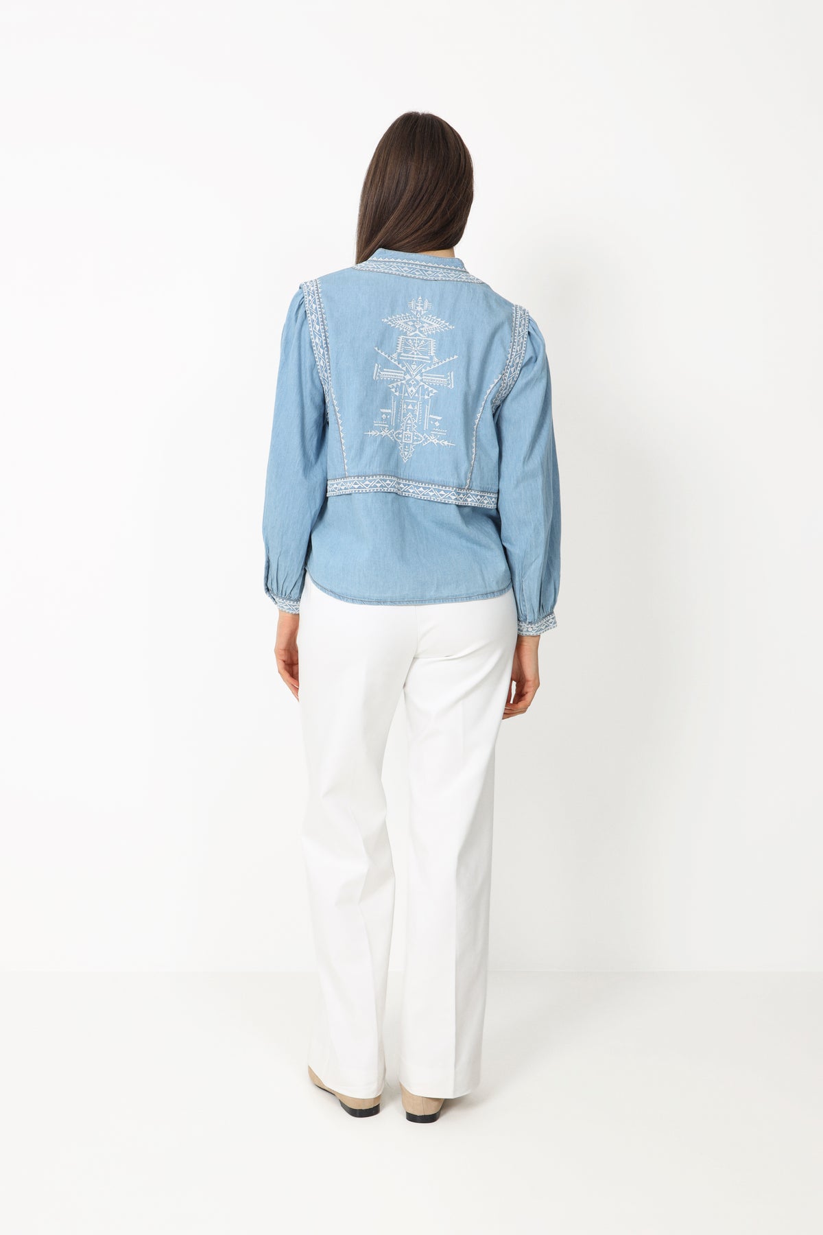 Blus Laura - Light Used Blue