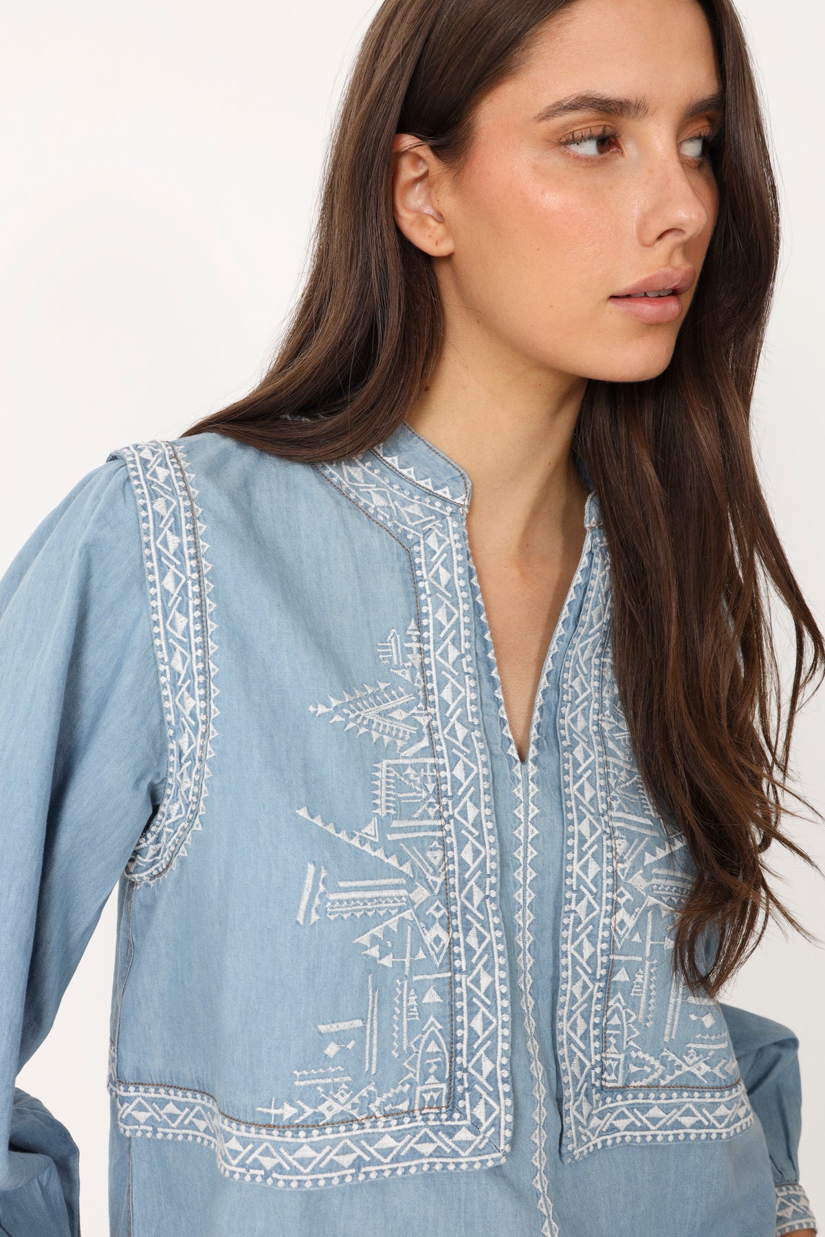 Blus Laura - Light Used Blue