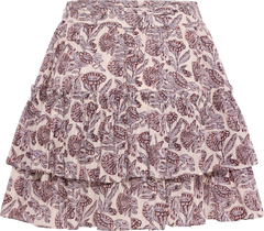 Arlin Cotton Mini Skirt - Meadow