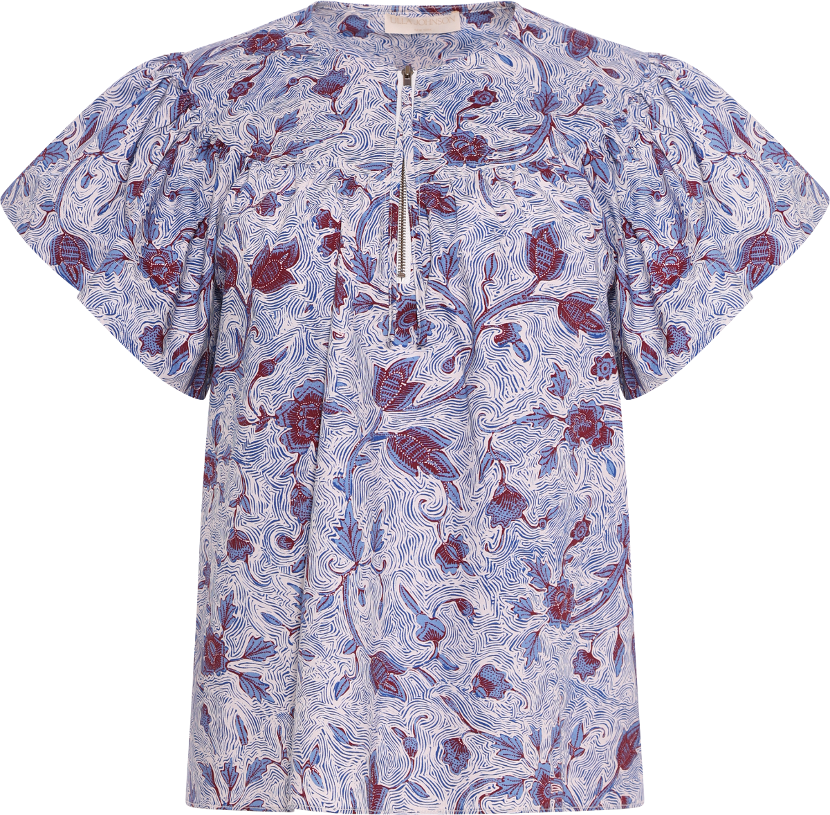 Perline Ss Cotton Blouse - Gardenia