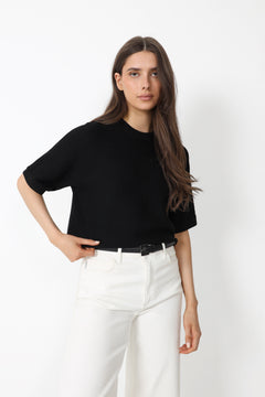 Thamira 2/4 Pullover - Black