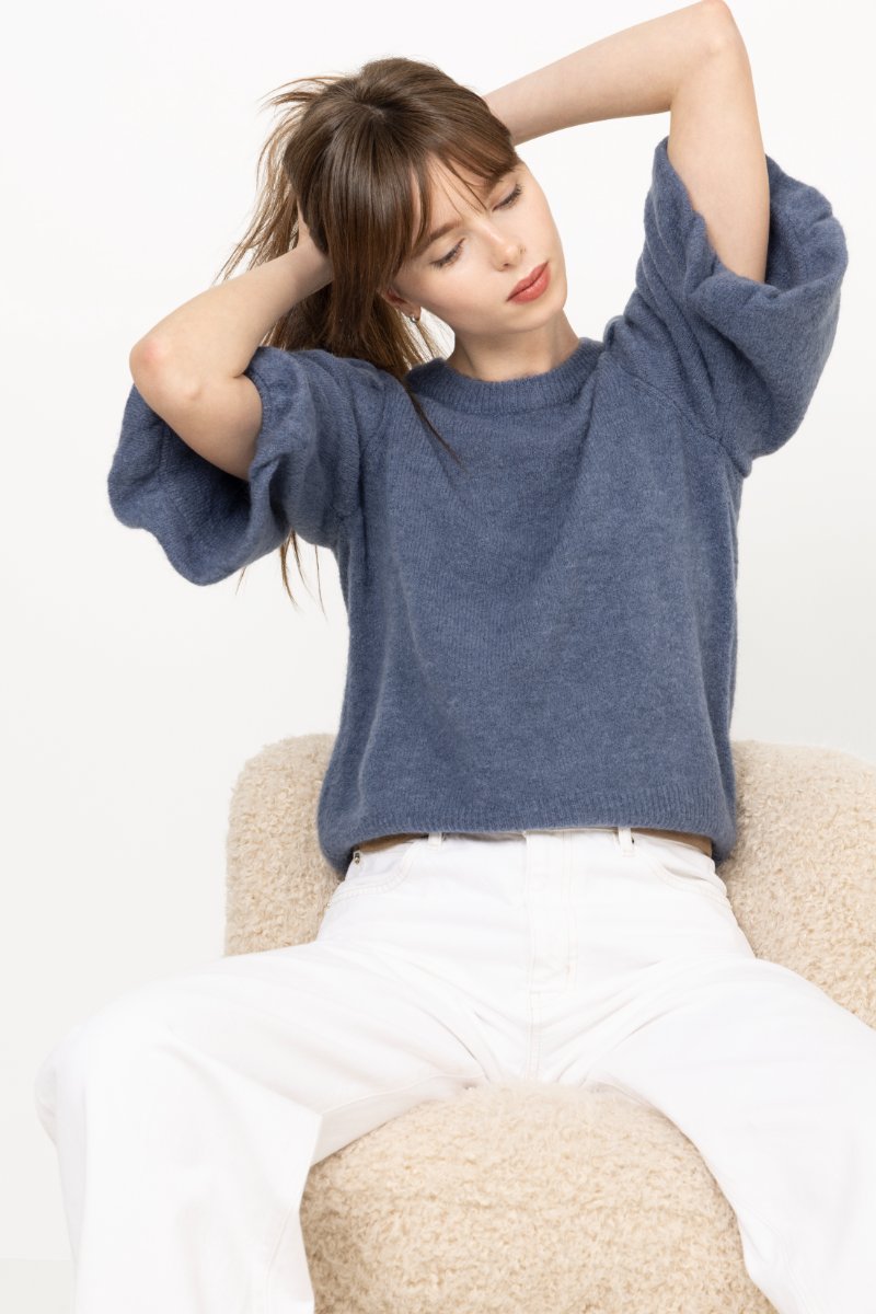 Jinie Hope 2/4 Pullover - Vintage Indigo