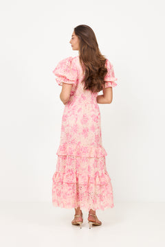 Nanni Floral Maxi Dress - Pink Floral