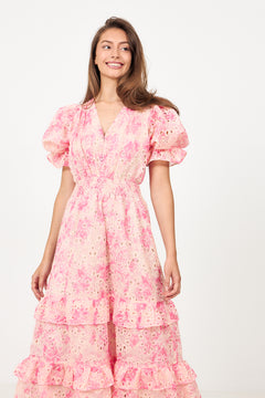 Nanni Floral Maxi Dress - Pink Floral