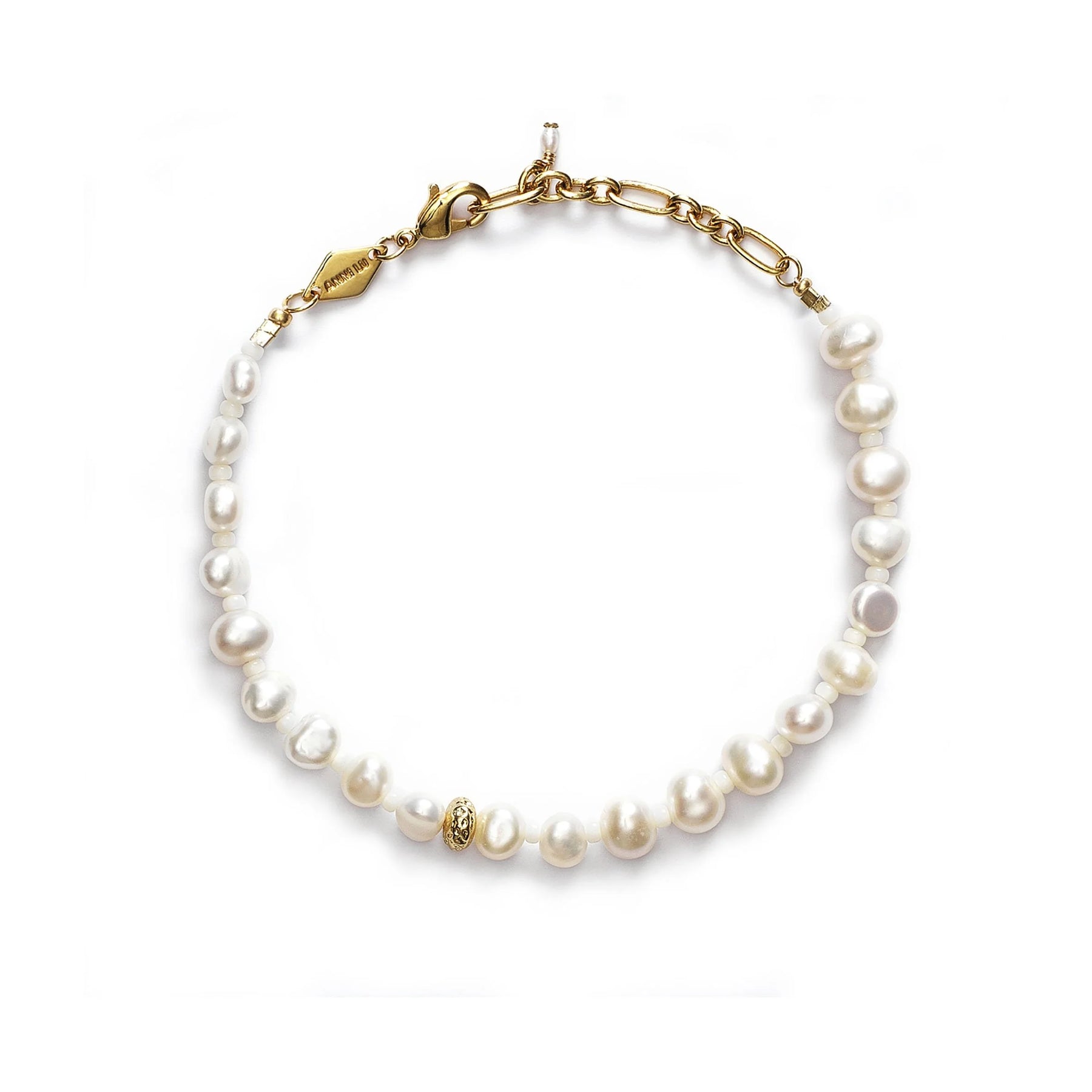 Stellar Pearly Bracelet - Gold