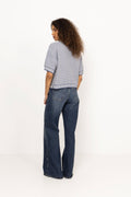 Catina Pilla 2/4 Pullover - V Indigo Egret