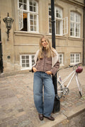 Ruth Suede Leather Jacket - Brun