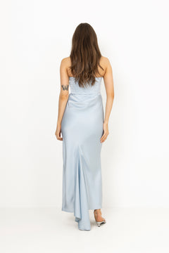 Satin Corset Maxi Dress - Plein Air