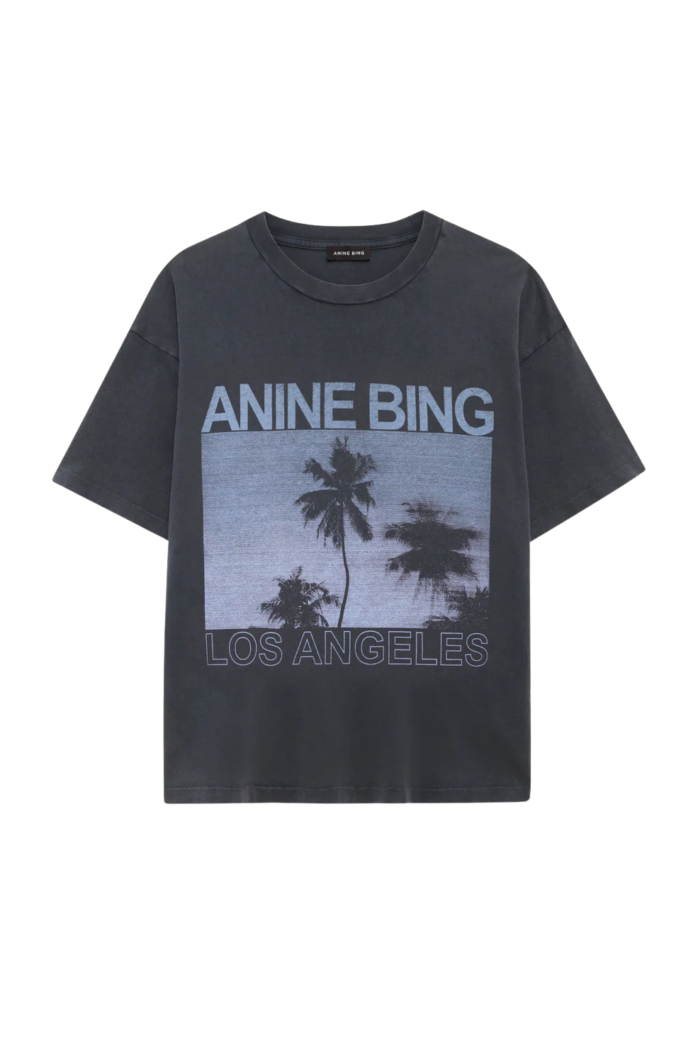 Cade Tee Palms - Washed Grey