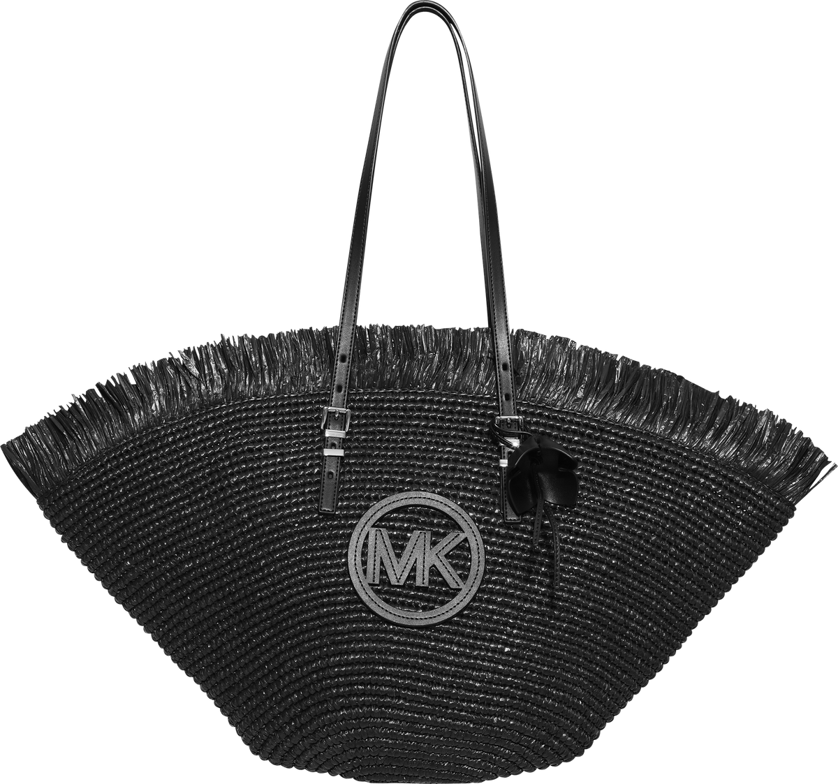 Lg Fan Tote - Black/Black