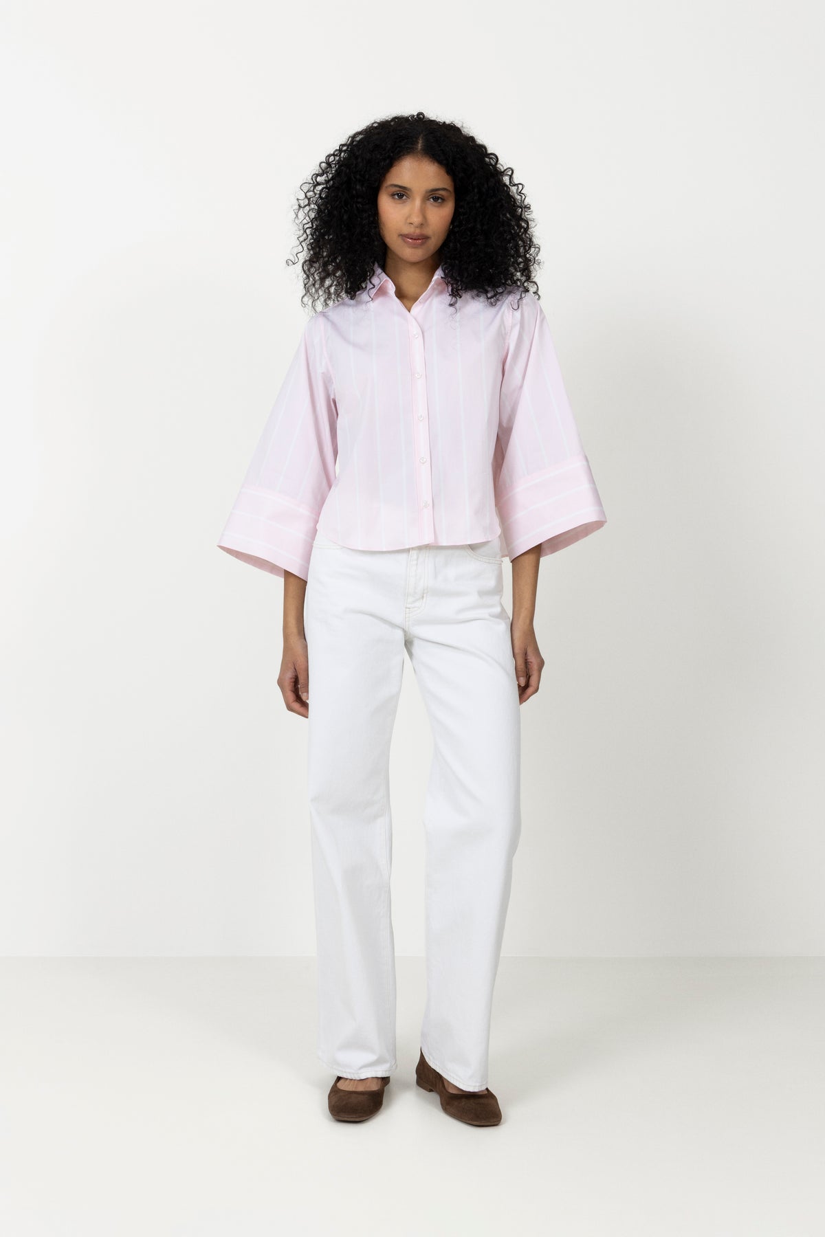 Anja Shirt - Peony Stripe