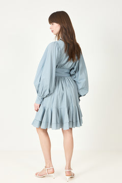 Cotton Ranch Dress - Breezy Blue
