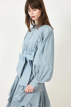 Cotton Ranch Dress - Breezy Blue