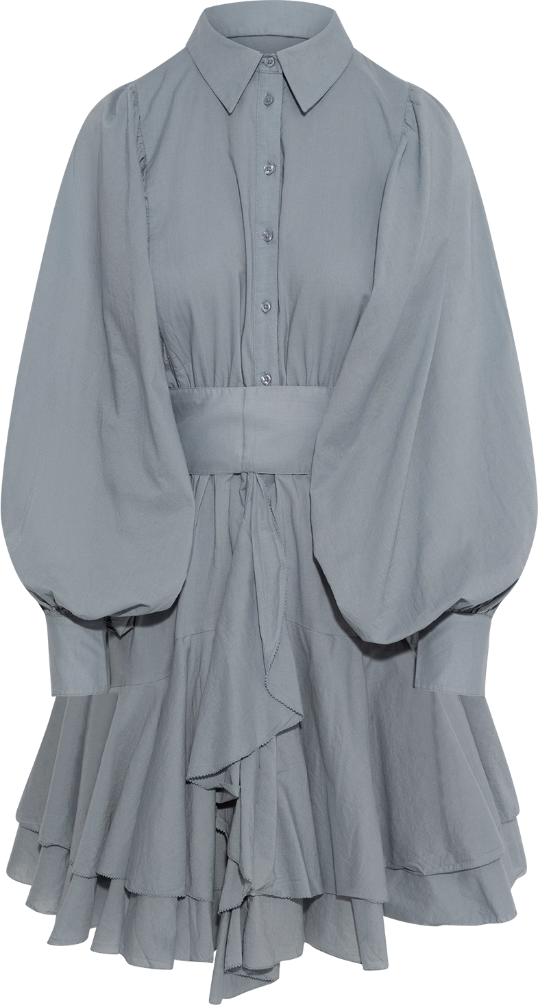 Cotton Ranch Dress - Breezy Blue