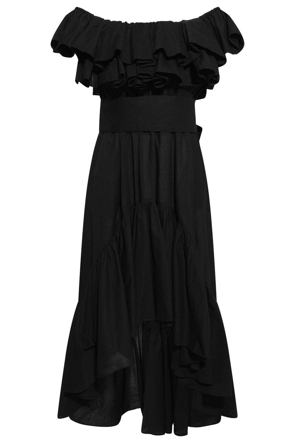 Cotton Senorita Dress - Washed Black
