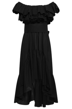 Cotton Senorita Dress - Washed Black