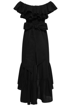 Cotton Senorita Dress - Washed Black