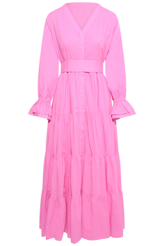 Coco Cotton Dress - Pink