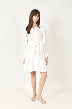 Poplina Dress - White