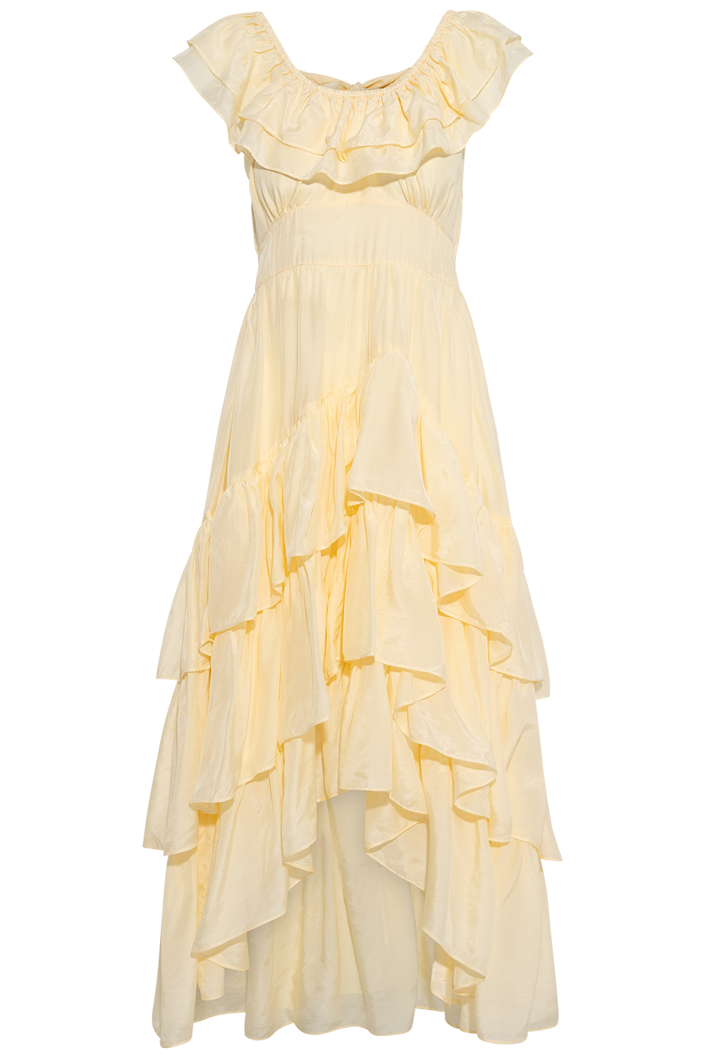 Moonshake Frill Dress - Soft Butter