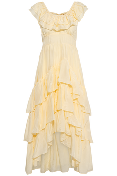 Moonshake Frill Dress - Soft Butter