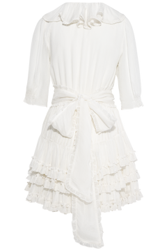 Love Frill Dress - White