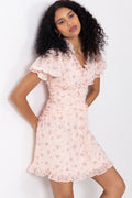 Arielic Dress - Pink Flower Print