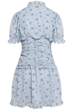 Arielic Dress - Blue Flower Print