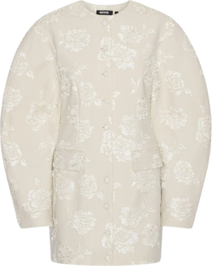 Jacquard Tailored Dress - Rainy Day