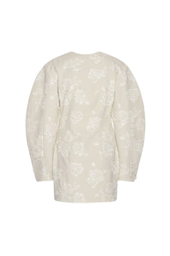 Jacquard Tailored Dress - Rainy Day