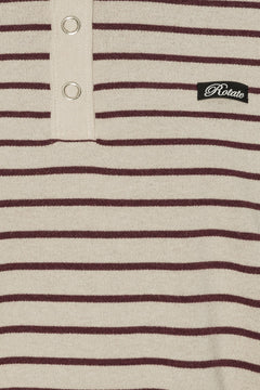 Slinky Knit Polo - Oatmeal Comb.