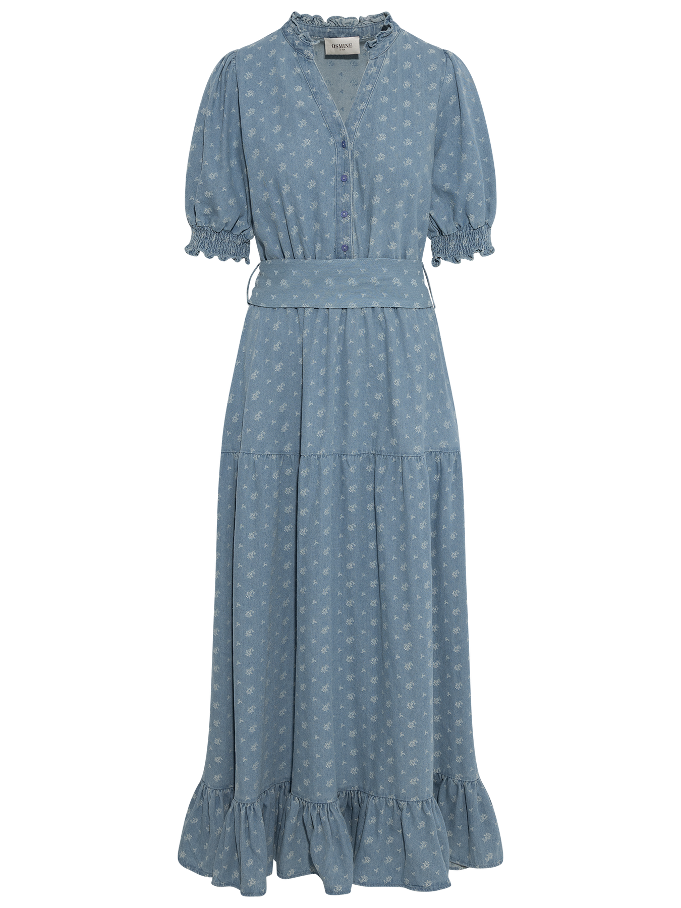 Grete Denim Maxiklänning - Ljusblå