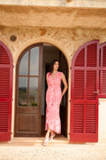Adelia Chiffon Maxi Dress - Rosa