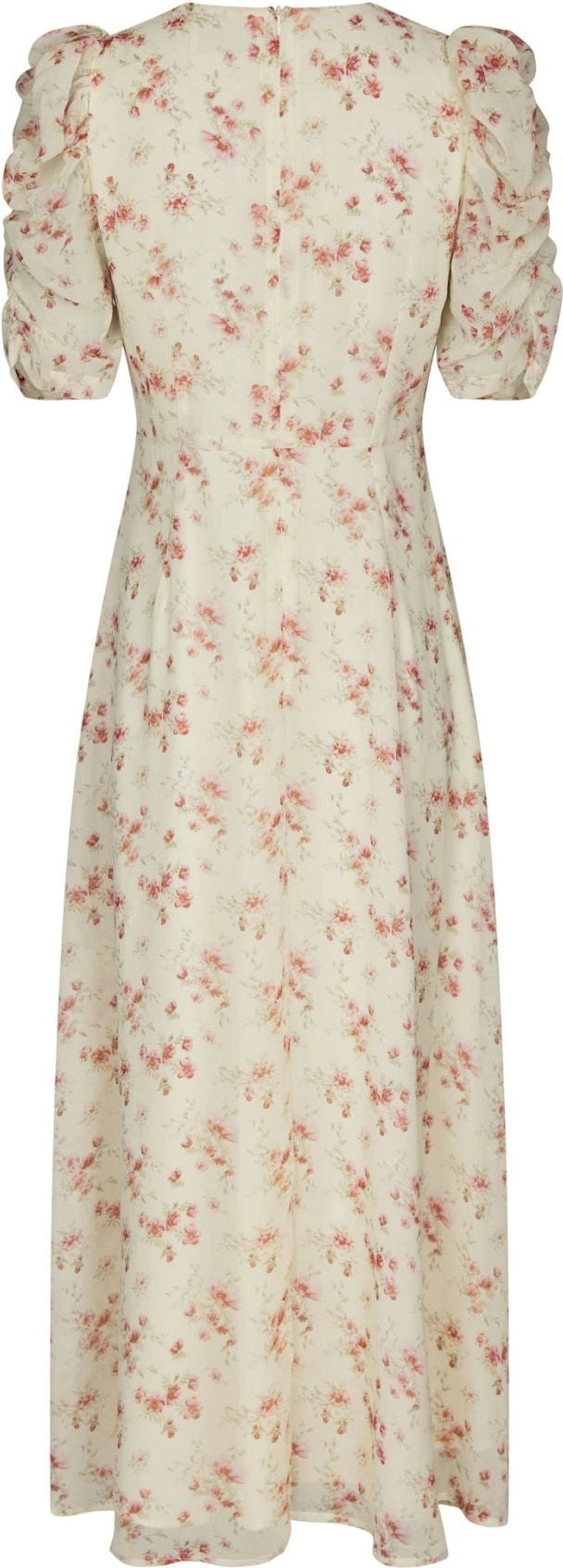 Vira Floral Dress - Creme