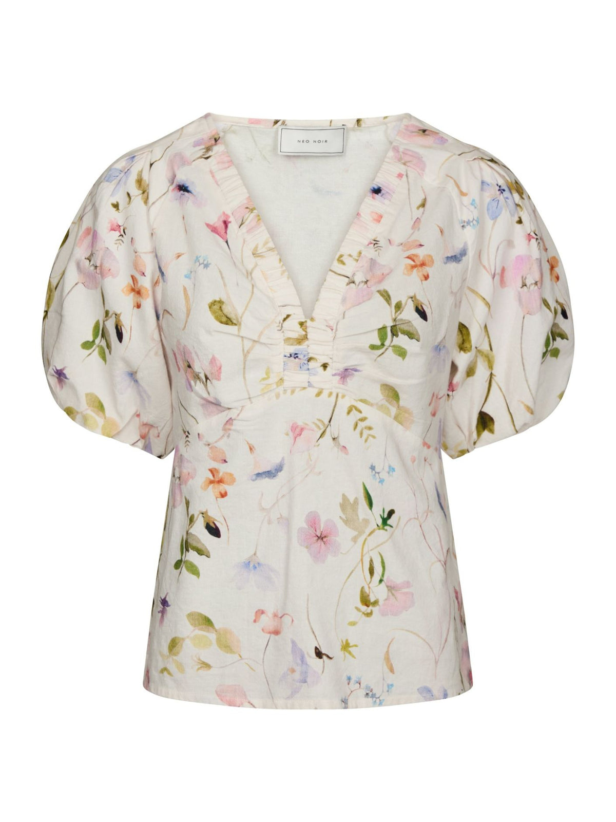 Irina Flower Blouse - Off White