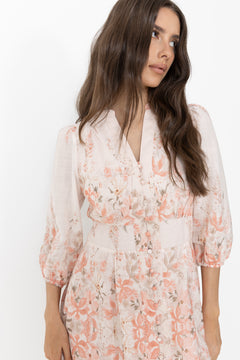 Stellar Blooming Dress - Misty Rose